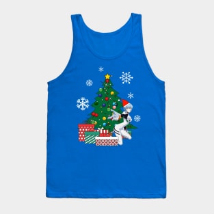 Rei Evangelion Around The Christmas Tree Tank Top